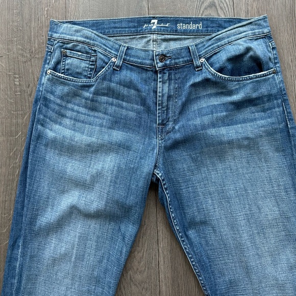 7 For All Mankind Standard Straight Jeans - Picture 2 of 10